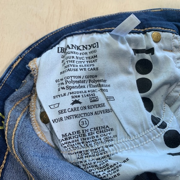 BlankNYC 31 High Rise Skinny Jeans in Bae Wash - Picture 3 of 4